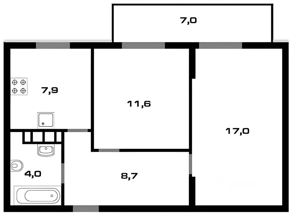 2-к кв. Краснодарский край, Анапа ул. Мирная, 29к6 (50.7 м) - Фото 2