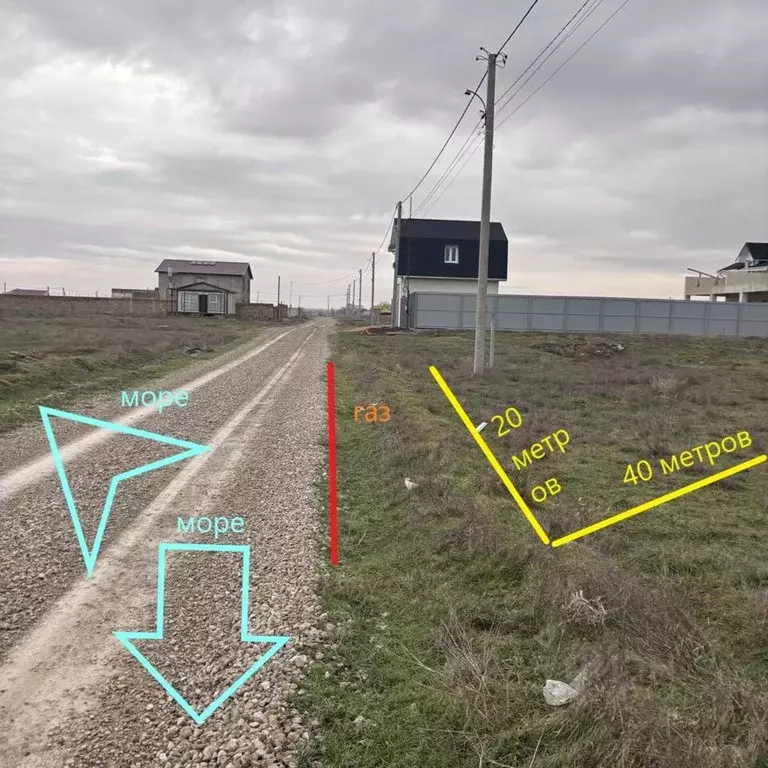 Участок в Крым, Сакский район, Молочненское с/пос, с. Витино ул. ... - Фото 1