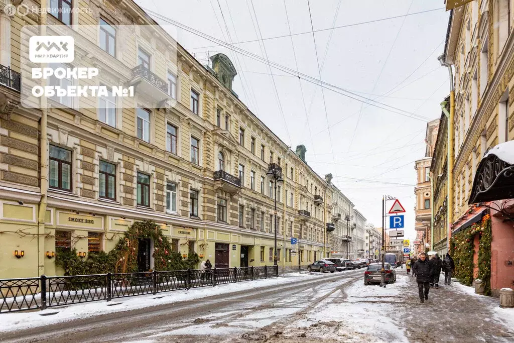 5-комнатная квартира: Санкт-Петербург, улица Рубинштейна, 11 (127.9 м) - Фото 2