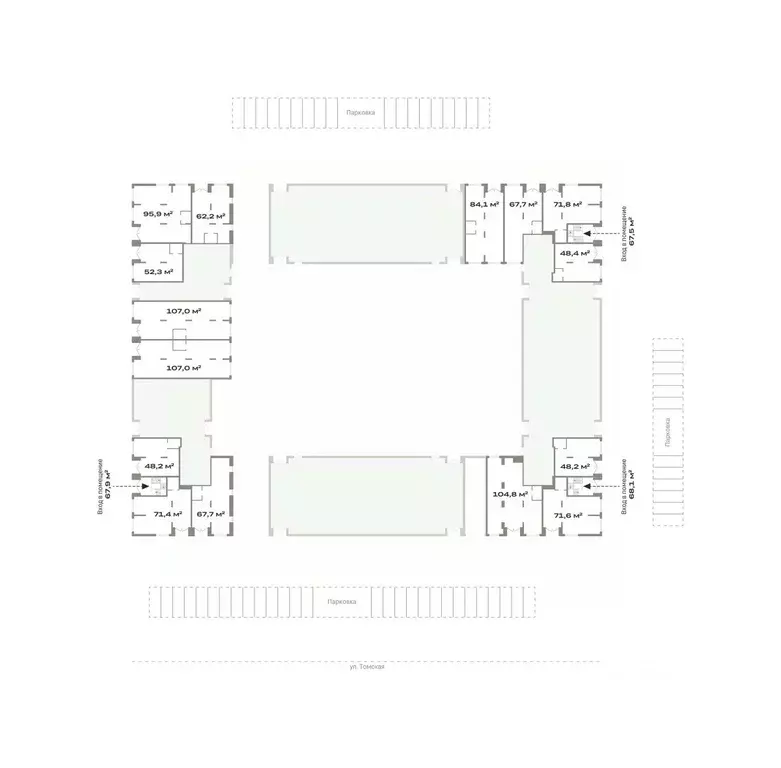Помещение свободного назначения в Тюменская область, Тюмень ул. ... - Фото 2