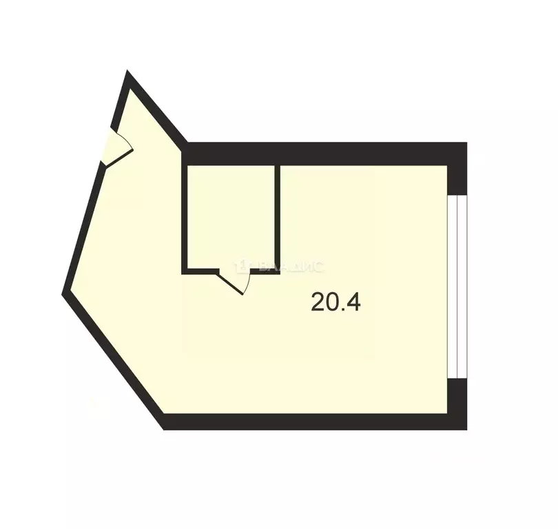 Студия Санкт-Петербург Большой Сампсониевский просп., 74к2 (23.0 м) - Фото 2