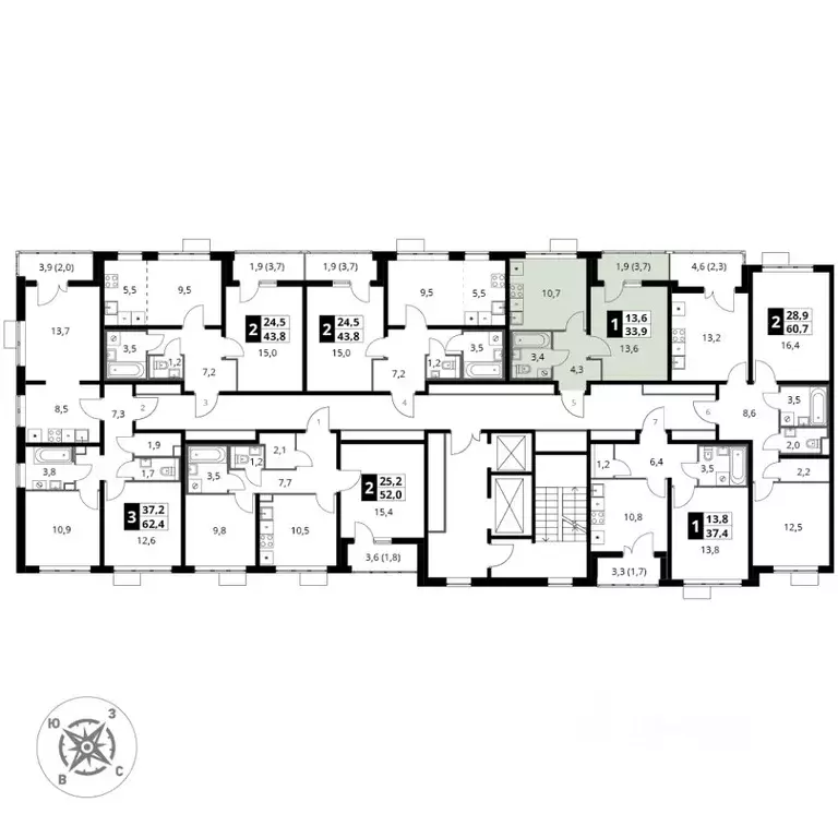 1-к кв. Московская область, Ленинский городской округ, пос. Битца ... - Фото 2