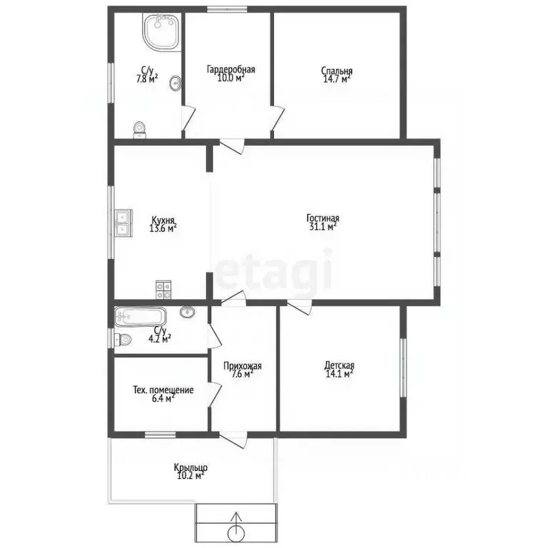 Дом в Московская область, Дмитровский муниципальный округ, пос. ... - Фото 2