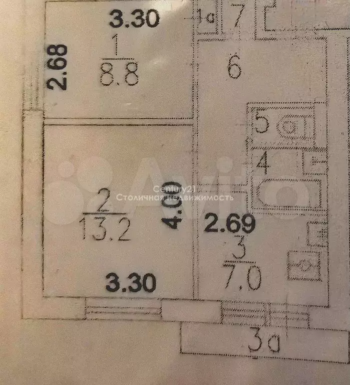 2-к. квартира, 38,3 м, 4/12 эт. - Фото 0