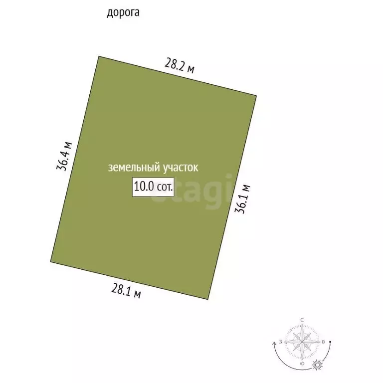 Участок в Татарстан, Елабужский район, Поспеловское с/пос, пос. ... - Фото 2