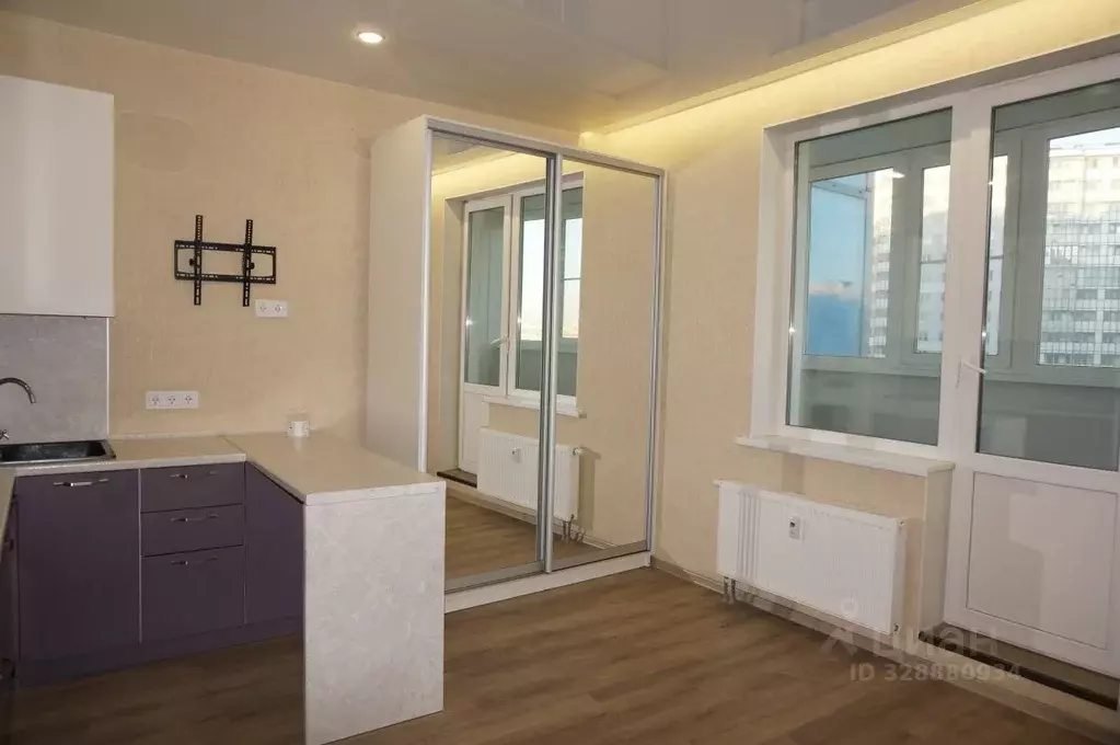 Студия Санкт-Петербург ул. Плесецкая, 10 (23.9 м) - Фото 1