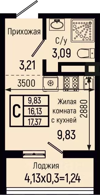Студия Краснодарский край, Туапсинский муниципальный округ, с. Небуг ... - Фото 0
