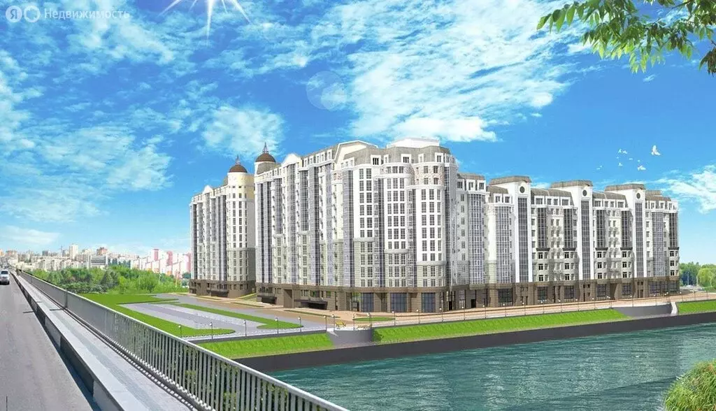 Квартира-студия: Белгород, Харьковская улица, 5 (52 м) - Фото 2