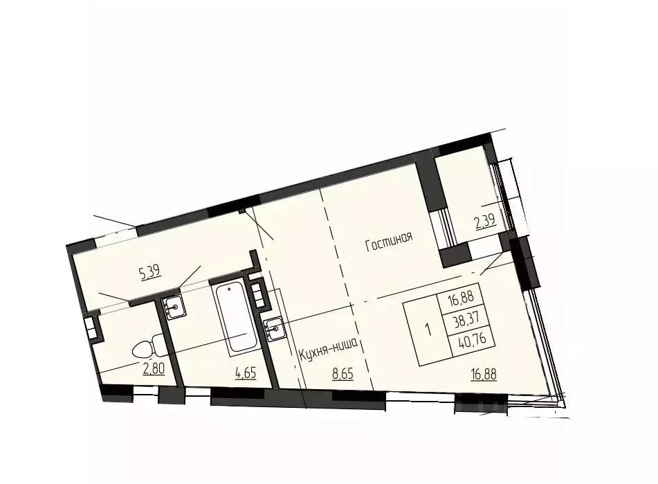 Студия Саха (Якутия), Якутск ул. Чкалова, 39А (40.76 м) - Фото 0