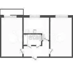 2-к. квартира, 41,7 м, 5/5 эт. - Фото 0