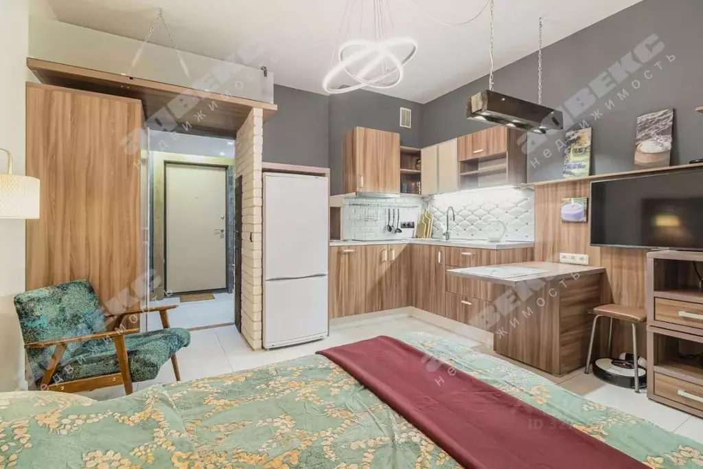 Студия Санкт-Петербург просп. Авиаконструкторов, 61 (23.0 м) - Фото 1