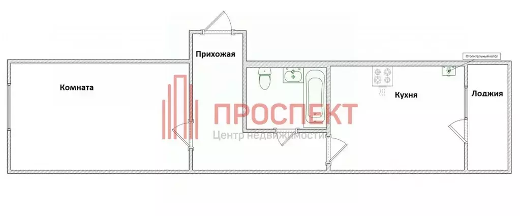 1-к кв. Пензенская область, с. Бессоновка ул. Коммунистическая, 2А ... - Фото 2
