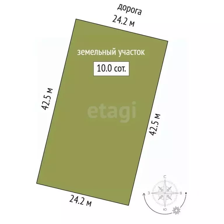 Участок в Татарстан, Елабужский район, Поспеловское с/пос, пос. ... - Фото 1