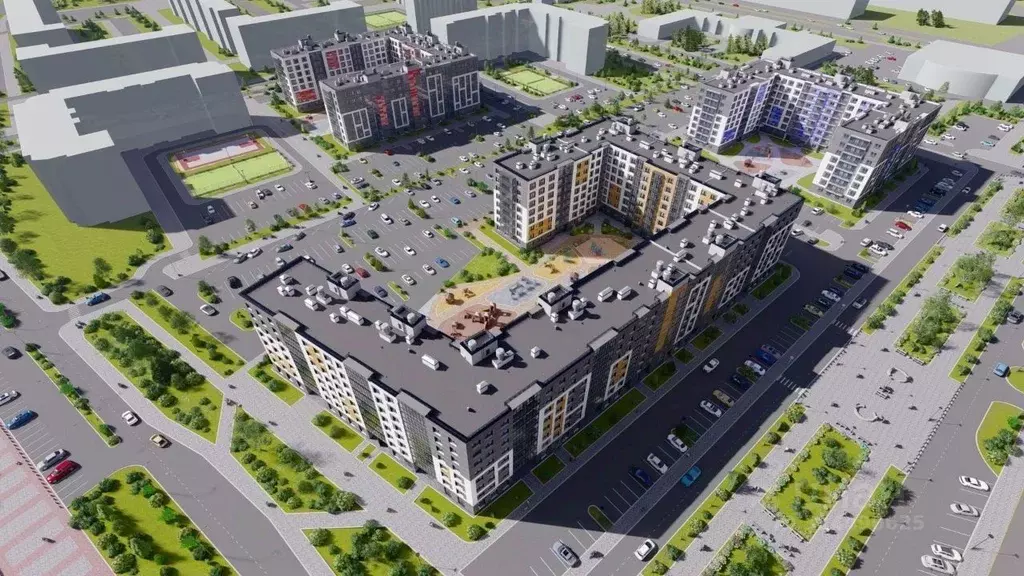 3-к кв. Ханты-Мансийский АО, Ханты-Мансийск Самаровская ул., 2А (92.55 ... - Фото 1