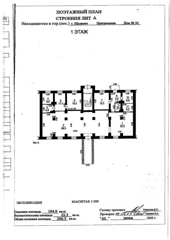 Торговая площадь в Московская область, Щелково Центральная ул., 54 ... - Фото 1