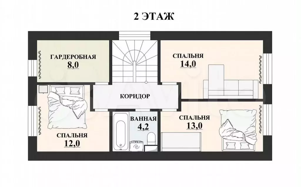 Дом 115 м на участке 6 сот. - Фото 1