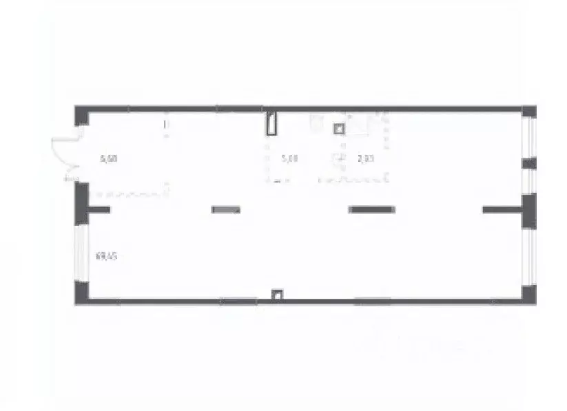 Торговая площадь в Московская область, Домодедово городской округ, с. ... - Фото 2