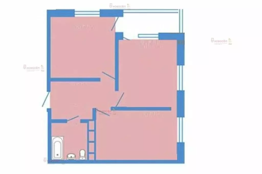 2-комнатная квартира: Екатеринбург, улица Евгения Савкова, 8 (53 м) - Фото 0