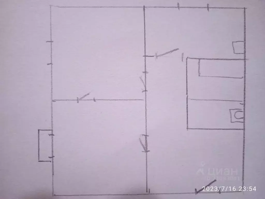 2-к кв. Красноярский край, Зеленогорск Парковая ул, 48 (50.3 м), Купить  квартиру в Зеленогорске, ID объекта - 30065867909