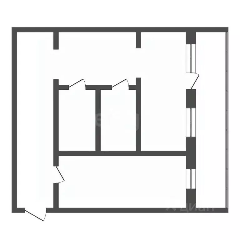 2-к кв. Амурская область, Благовещенск ул. Ленина, 176/2 (78.2 м) - Фото 2