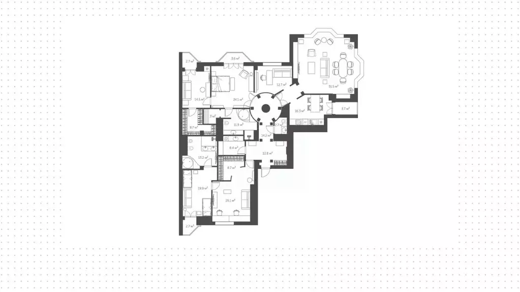 6-к кв. Москва Береговая ул., 4К1 (234.0 м) - Фото 1