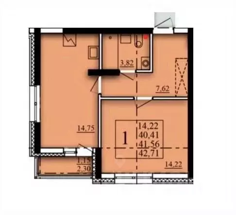 1-к кв. Башкортостан, Уфа Затон-Восточный жилрайон, Паруса жилой ... - Фото 0