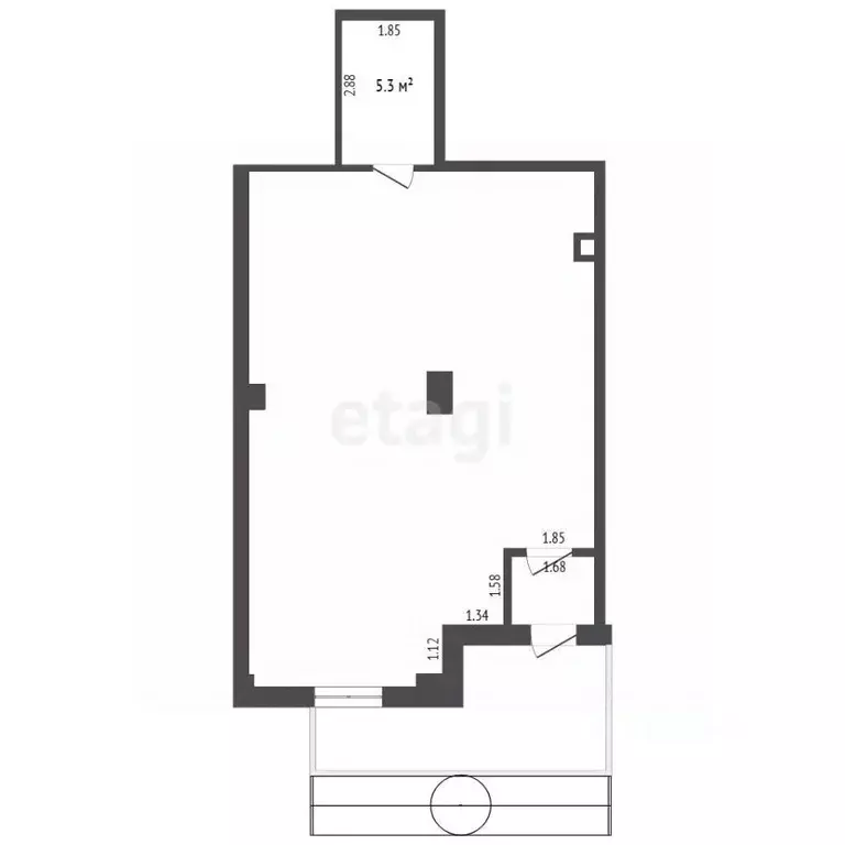 Офис в Тюменская область, Тюмень проезд Геологоразведчиков, 44А (75 м) - Фото 2