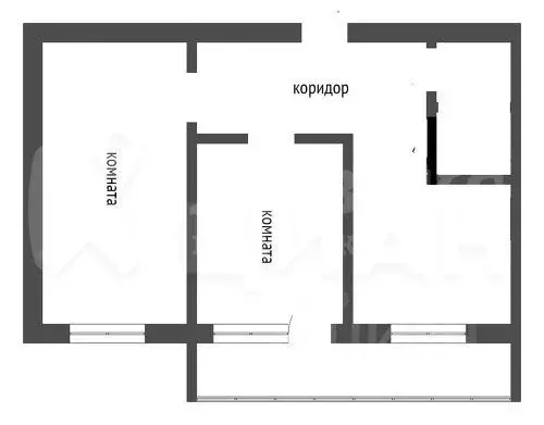 2-к кв. Томская область, Томск ул. Вершинина, 54 (50.0 м) - Фото 1