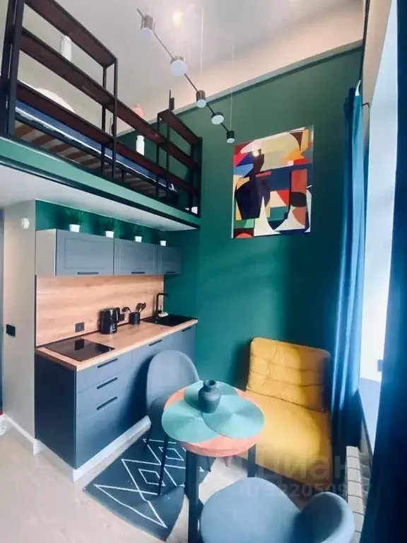 Студия Москва 2-я Рощинская ул., 10 (21.0 м) - Фото 1