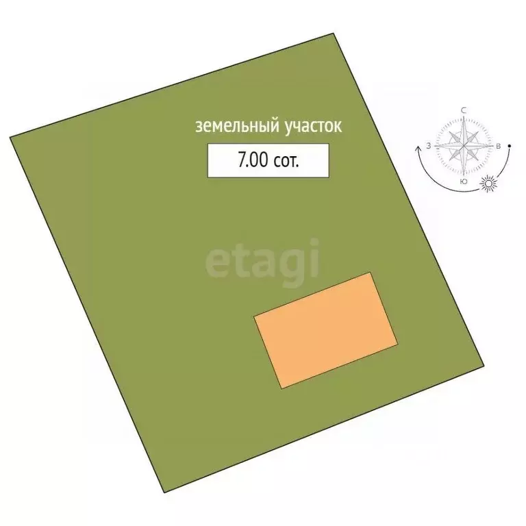 Дом в Брянская область, Брянск имени Фрунзе садовое общество,  (42 м) - Фото 2