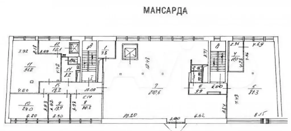 Аренда (ПСН) пл. 2004 м2 м. Добрынинская в цао - Фото 0