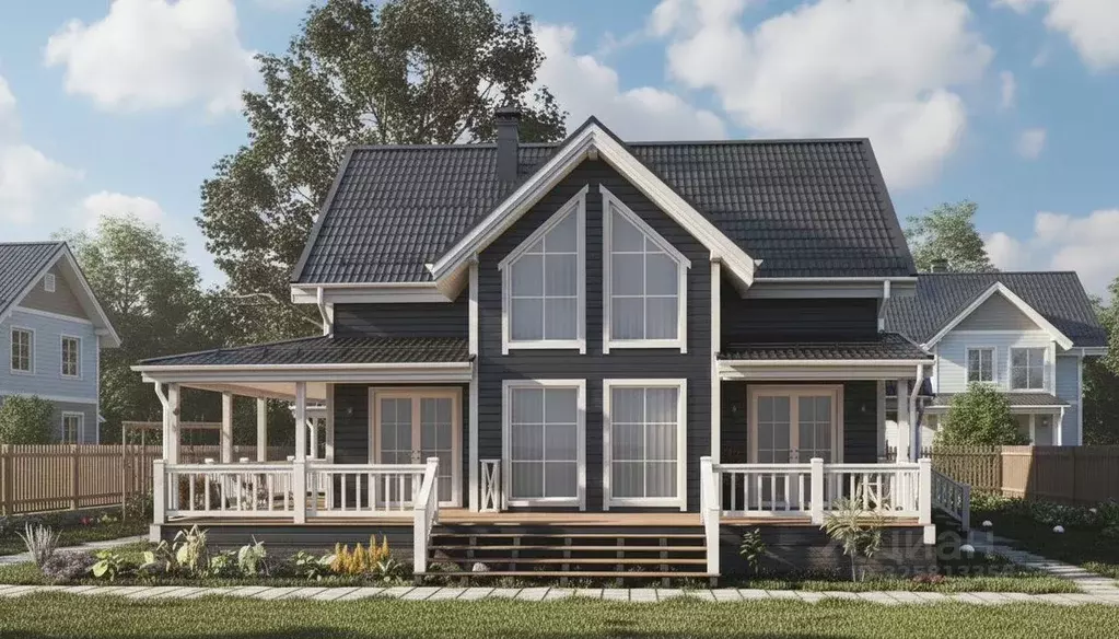 Дом в Ленинградская область, Выборгский район, Первомайское с/пос, ... - Фото 1