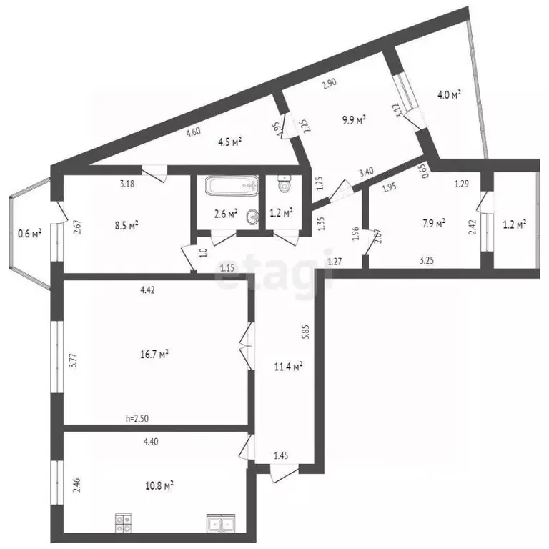 4-к кв. Мордовия, Саранск Лямбирское ш., 11 (72.2 м) - Фото 1