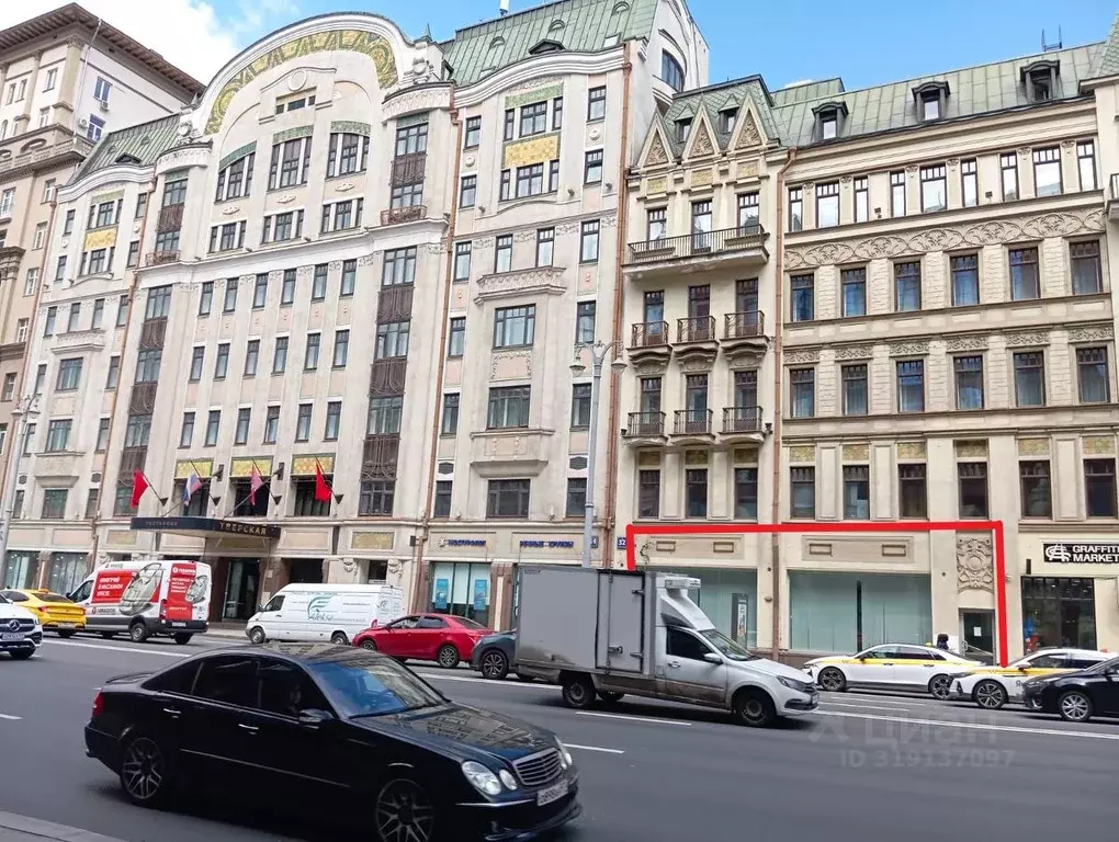 Помещение свободного назначения в Москва 1-я Тверская-Ямская ул., 32 ... - Фото 1