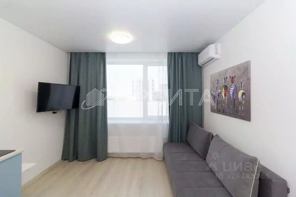 Студия Тюменская область, Тюмень ул. Андрея Кореневского, 11 (20.2 м) - Фото 2