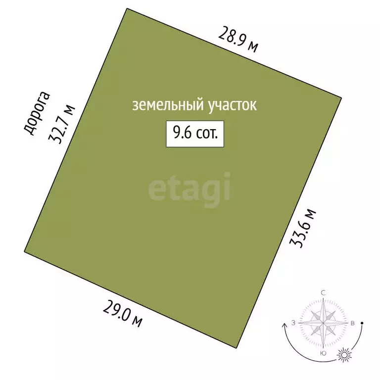 Участок в Тюмень, 3-й Гостевой переулок (10 м) - Фото 1