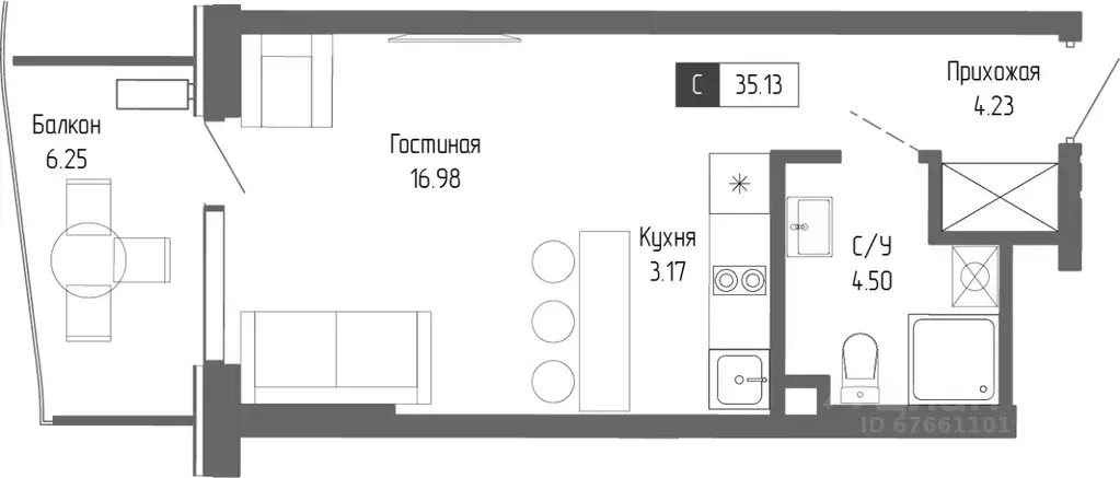 1-к кв. Крым, Алушта Профессорский Уголок мкр, Крымская Резиденция ... - Фото 0