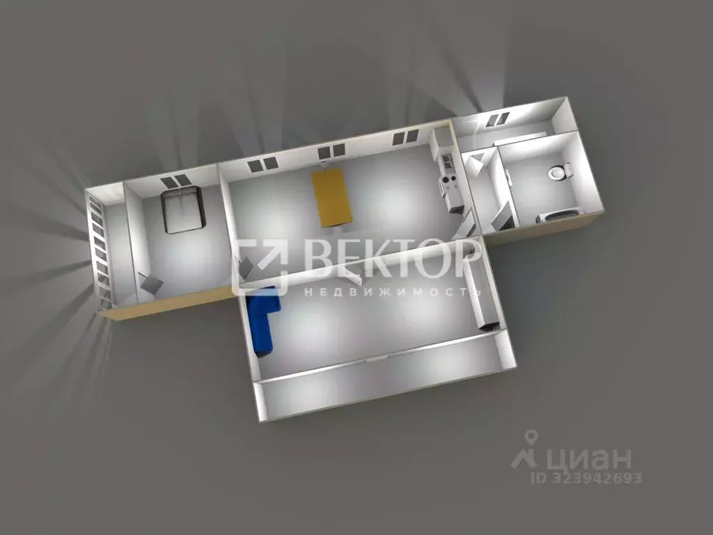 Дом в Костромская область, Кострома пос. Волжский, 7-й кв-л, 8 (300 м) - Фото 2