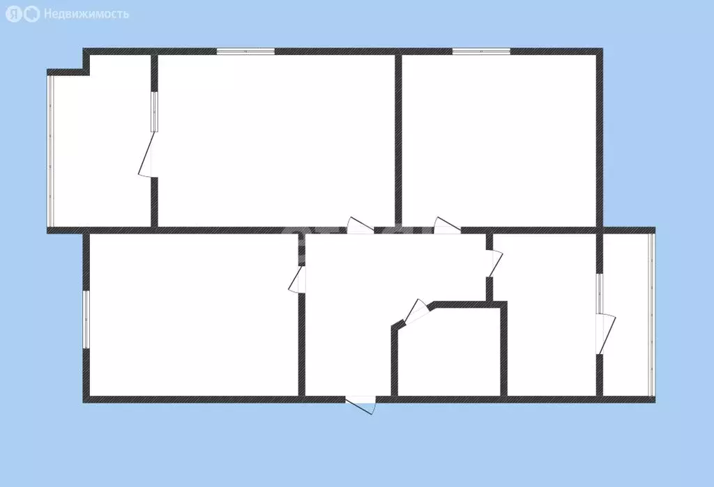 3-комнатная квартира: Черкесск, Союзный переулок, 14 (64 м) - Фото 1