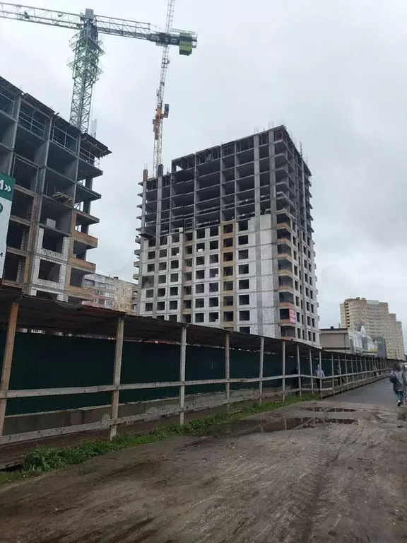 2-к. квартира, 62,8 м, 17/18 эт. - Фото 0