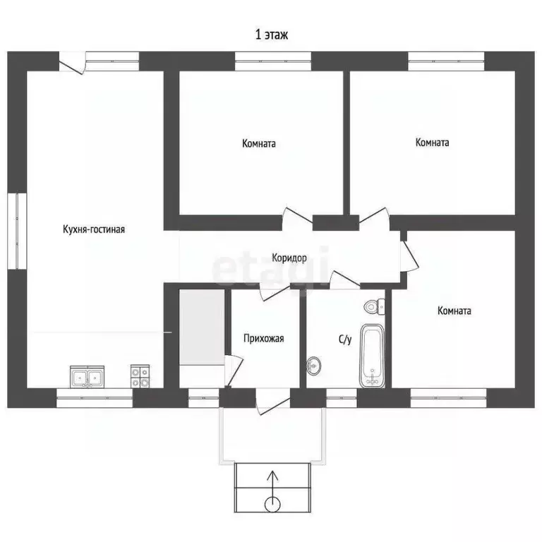 Дом в Костромская область, Костромской район, Минское с/пос, Нива СНТ ... - Фото 1