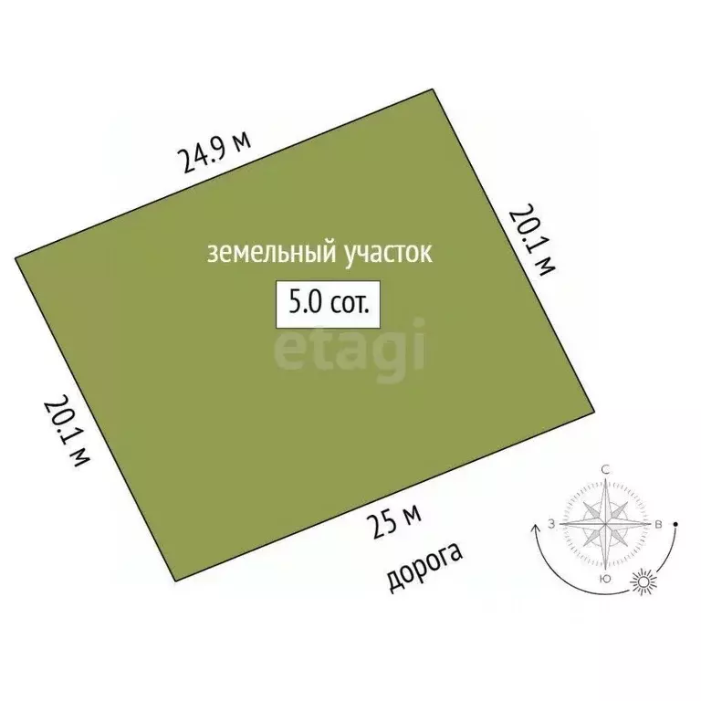 Участок в Тюменская область, Тюменский муниципальный округ, д. ... - Фото 2