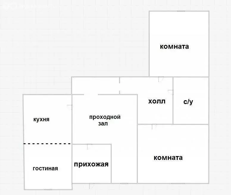 3-комнатная квартира: посёлок городского типа Октябрьский, улица 60 ... - Фото 1