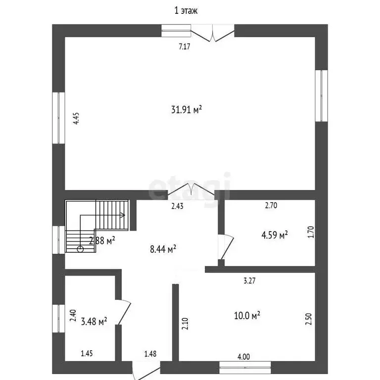Дом в посёлок совхоза Татарстан, улица Новосёлов (100.7 м) - Фото 1