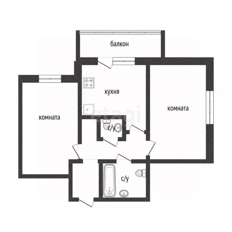 2-к кв. Ханты-Мансийский АО, Сургут ул. Семена Билецкого, 7 (54.0 м) - Фото 1