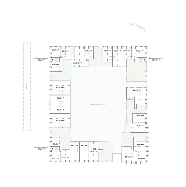 Помещение свободного назначения в Тюменская область, Тюмень Зарека ... - Фото 2