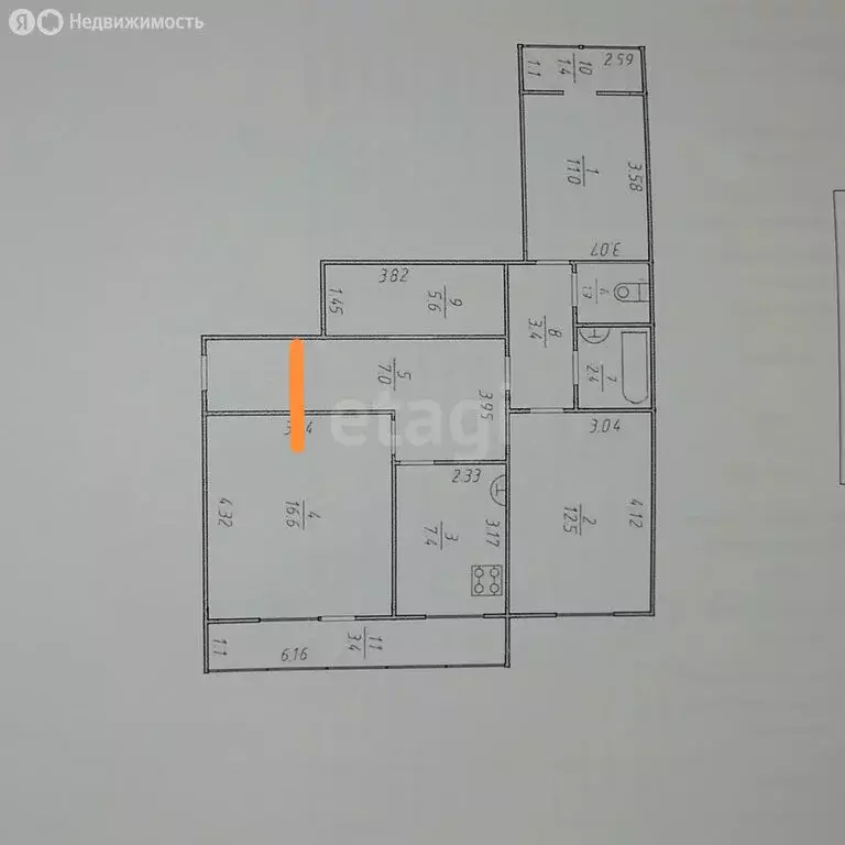 3-комнатная квартира: Казань, улица Рихарда Зорге, 70 (67.8 м) - Фото 1