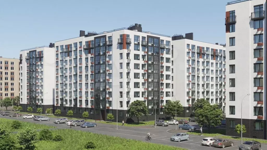 1-к. квартира, 35 м, 1/9 эт. - Фото 1