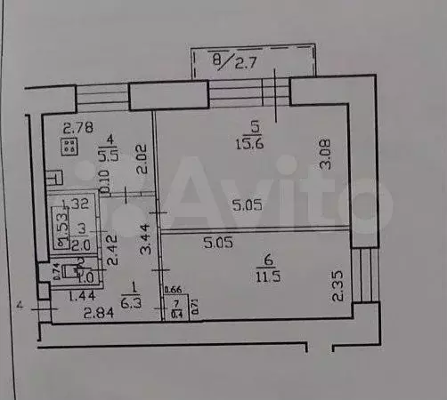 2-к. квартира, 42 м, 2/9 эт. - Фото 0