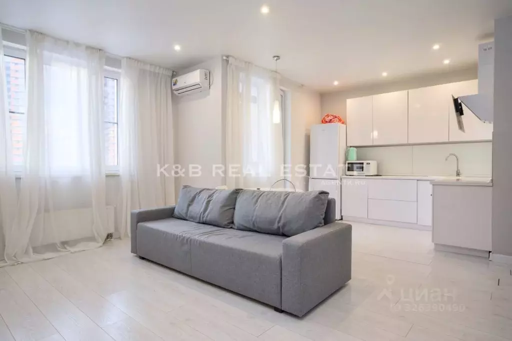 1-к кв. Московская область, Одинцово ул. Сколковская, 3А (39.0 м) - Фото 1